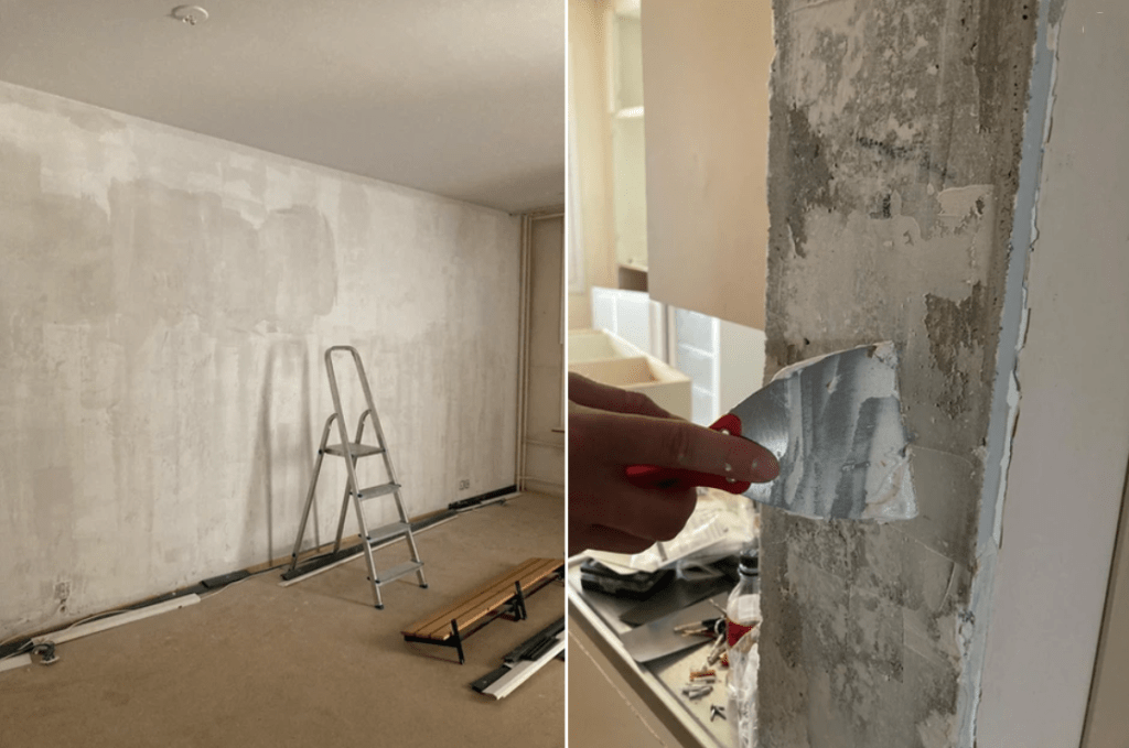 seinien tasoittaminen itse