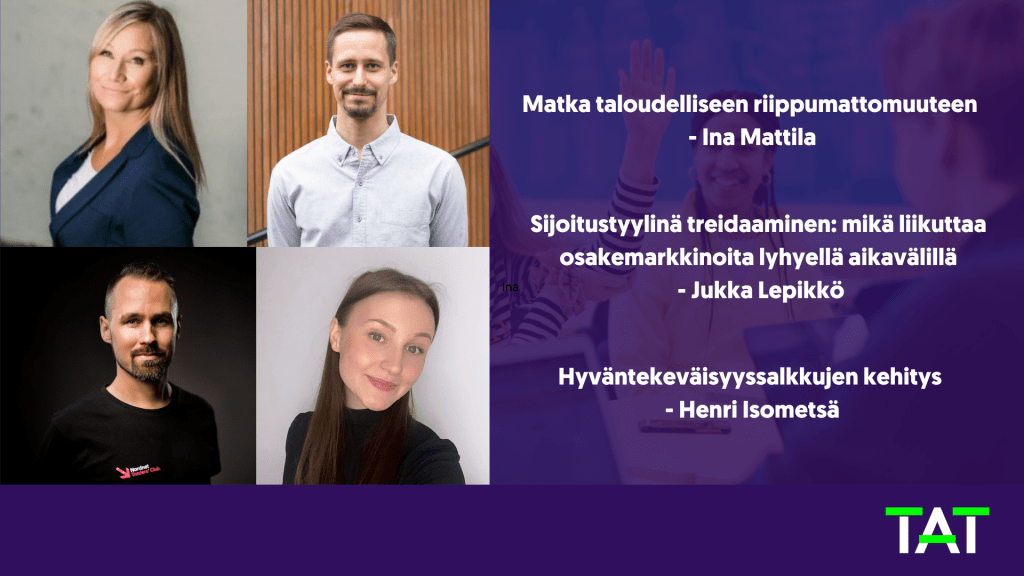 TATin sijoittajakoulun etäluento